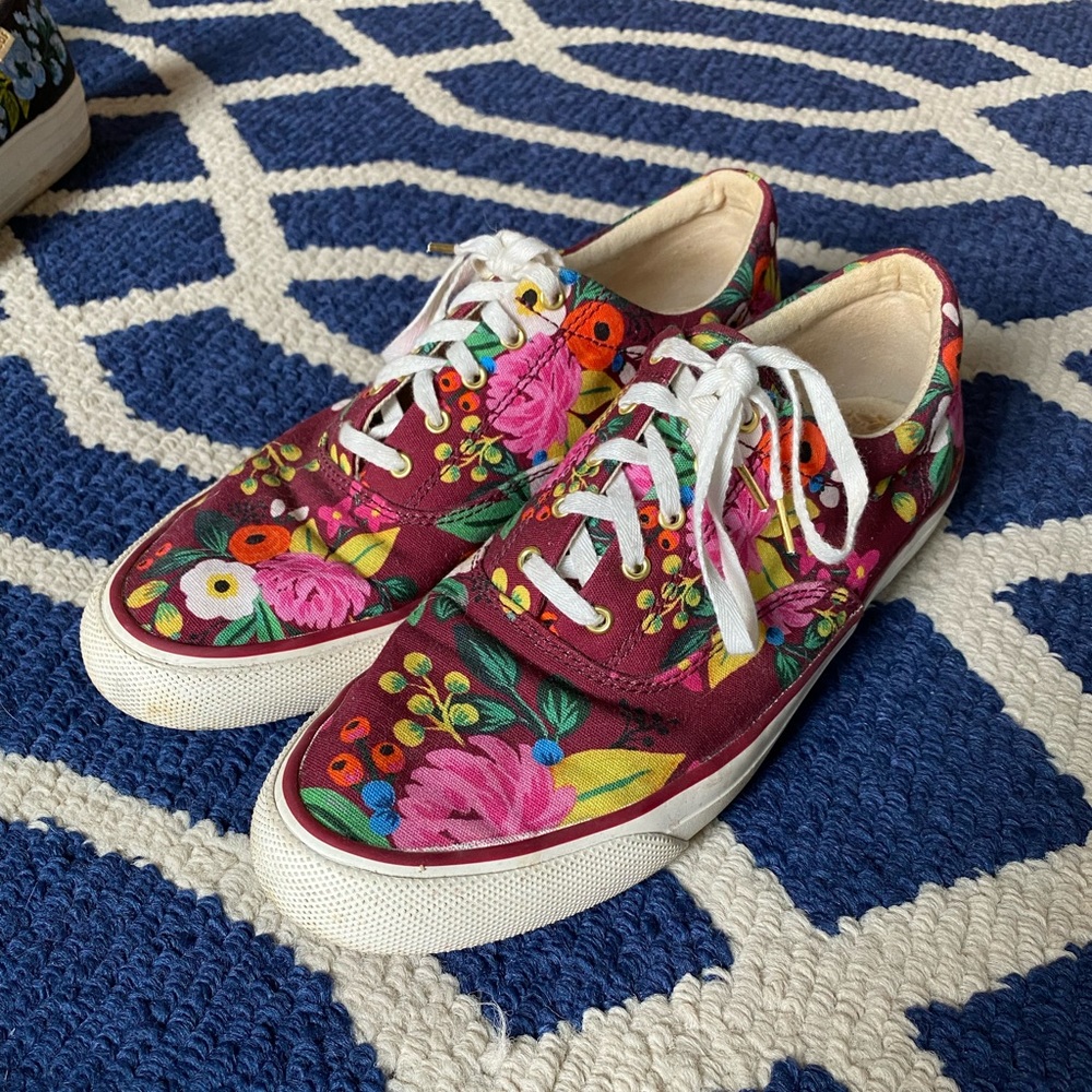 KEDS x RIFLE PAPER CO. Floral print canvas sneakers